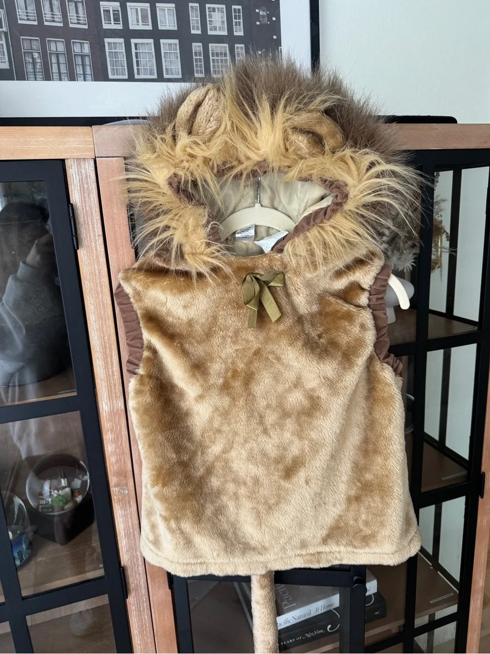 Vintage 1999 Lion costume toddler mane dress bubble halloween animal wizardof oz